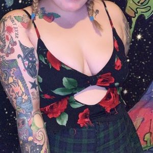 Privy Reworked Crop Tank Top Size L